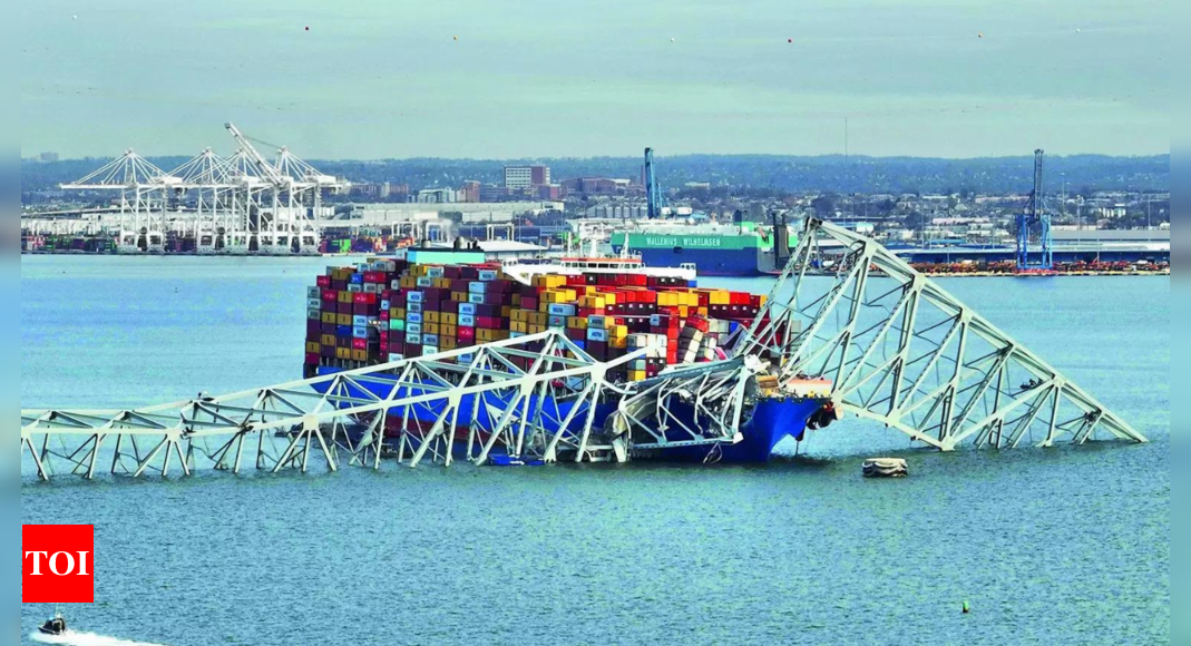 Freight ship collides with bridge in Baltimore, causing chaos