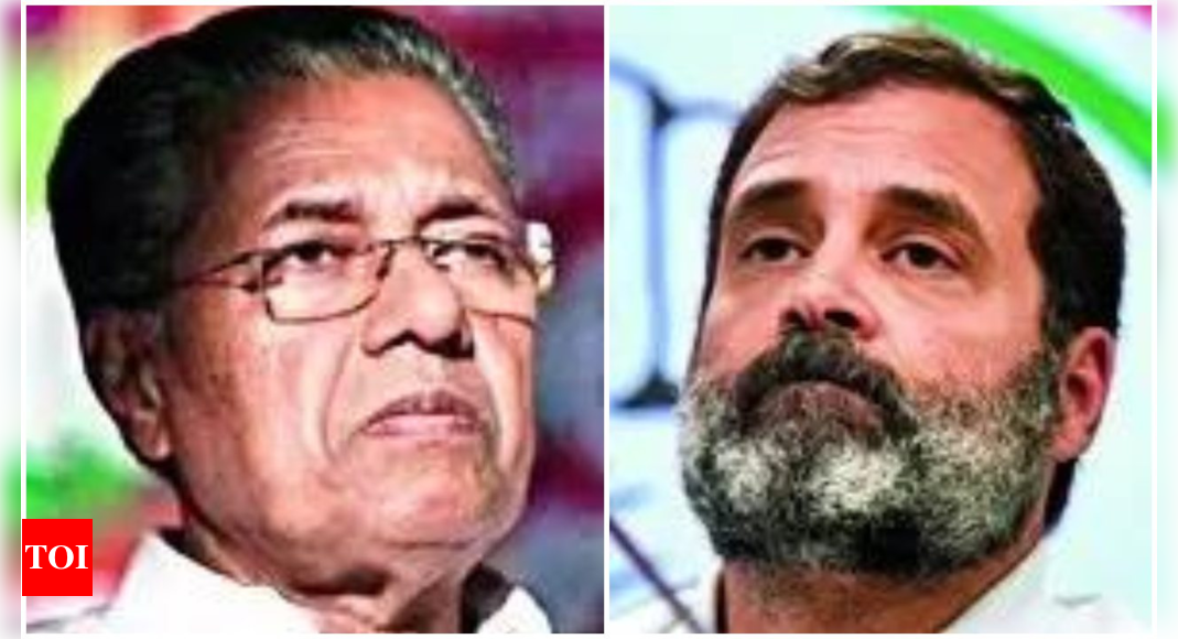 Rahul Gandhi’s Wayanad Fight Deemed Inappropriate by Kerala CM Pinarayi Vijayan