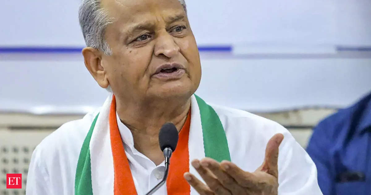 BJP’s ‘400 plus seats’ slogan aimed at changing Constitution, alleges Gehlot