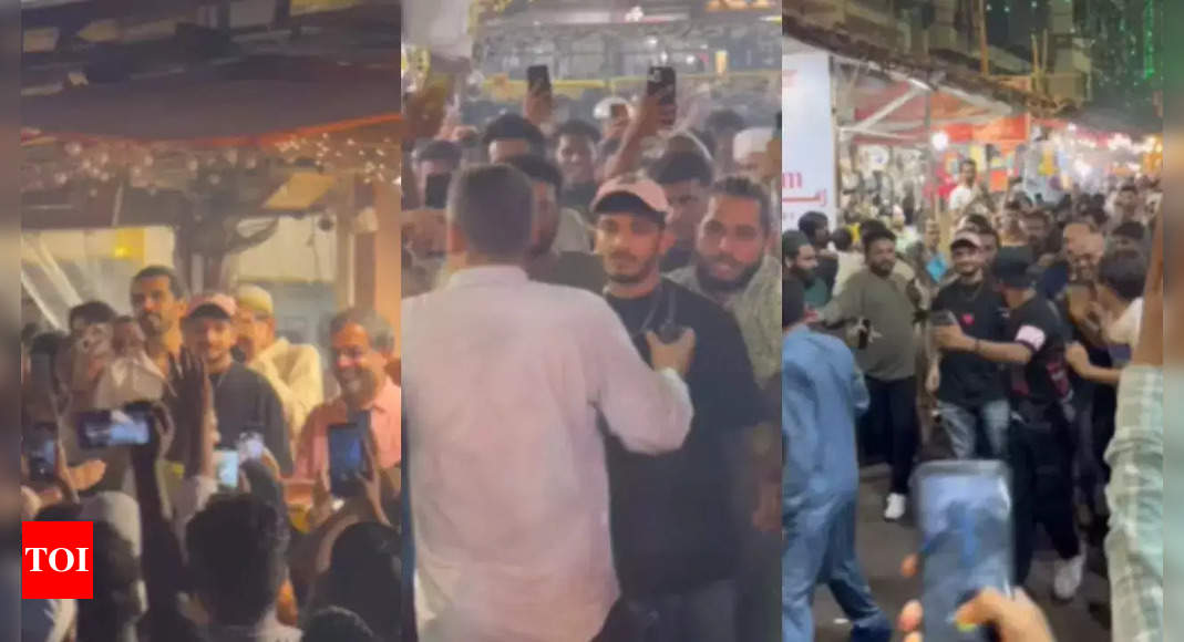 Bigg Boss 17 Winner Munawar Faruqui Gets Mobbed by Fans at Iftar Party