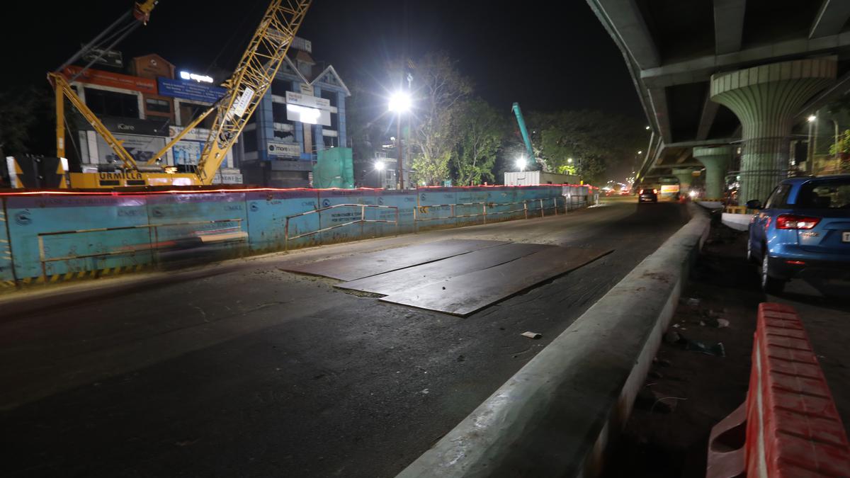 Leaky pipeline under Durgabai Deshmukh Road mended