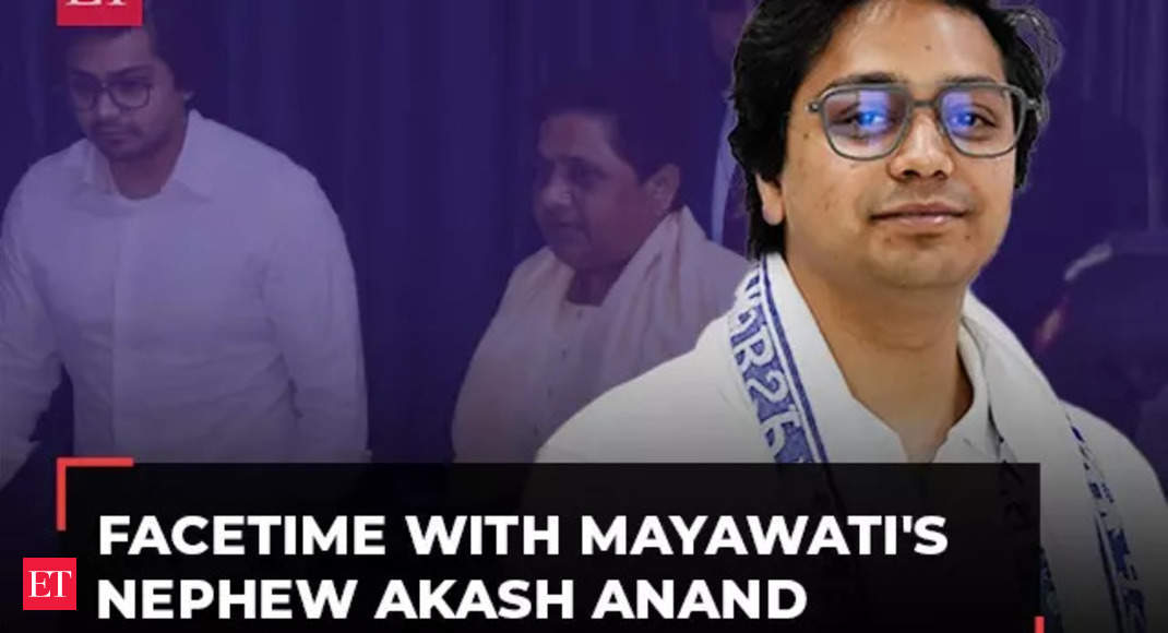 Facetime with BSP Chief Mayawati’s nephew and de facto heir Akash Anand