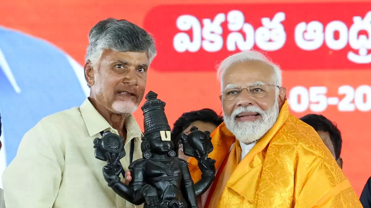 Modi criticises YSR Congress Party for corruption and delays in development in Andhra Pradesh