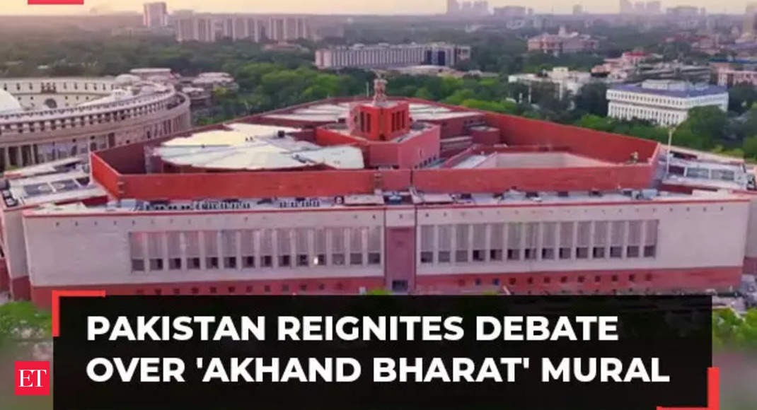 ‘We’re in danger, save us…’, Pakistan is nervous seeing ‘Akhand Bharat’ mural in India’s new Parliament