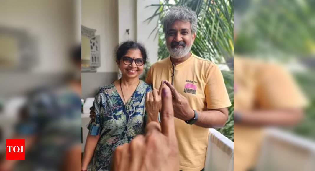 S.S. Rajamouli, along with other stars, casts vote after returning from Dubai